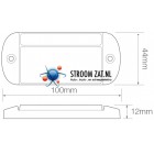 Led Achtermarkeringslamp Red 100 x 44 x 12 44 serie 